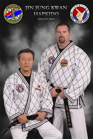 Grandmaster Kim and Grandmaster Rhoades